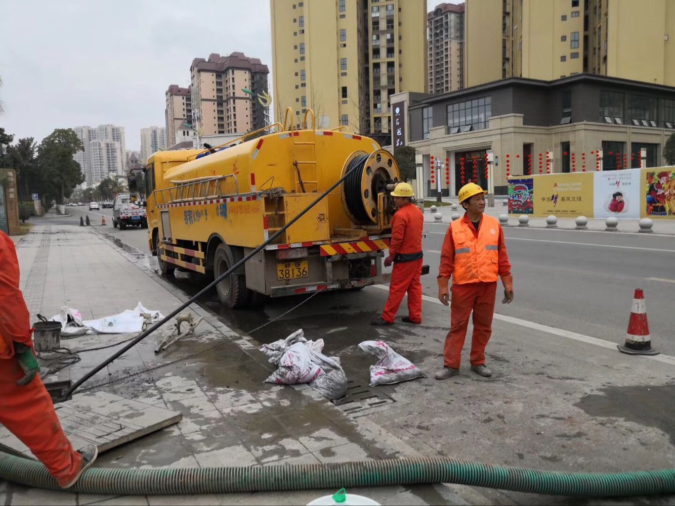 酉阳排污管道清淤-管道清洗